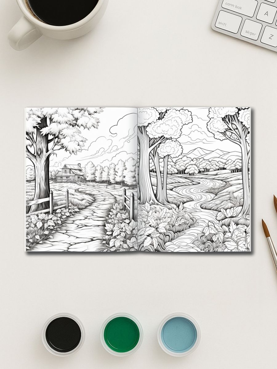 Autumn Dreams – 110 Seasonal Adult Coloring Pages - Image 3