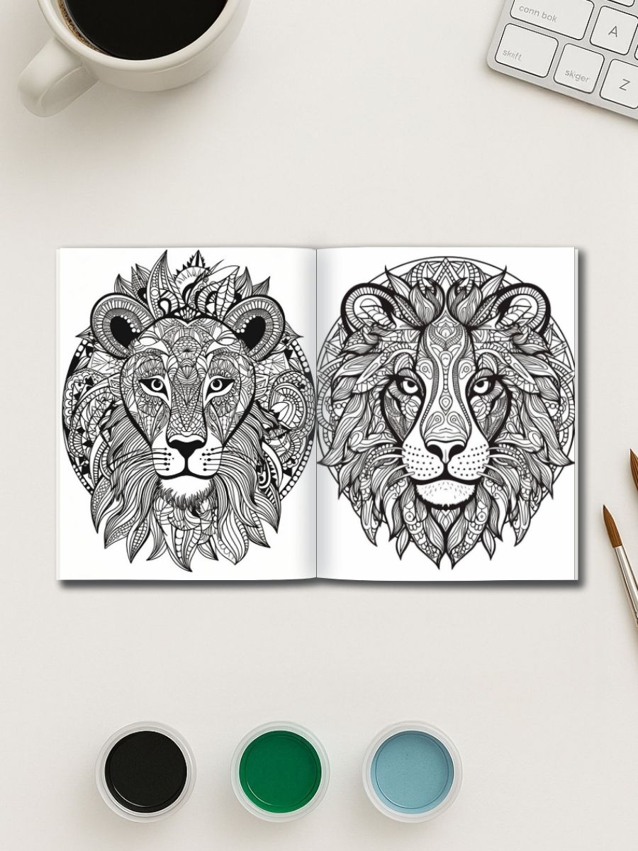 Mandala Animal Spirits – 50 Decorative Animal Pages - Image 3